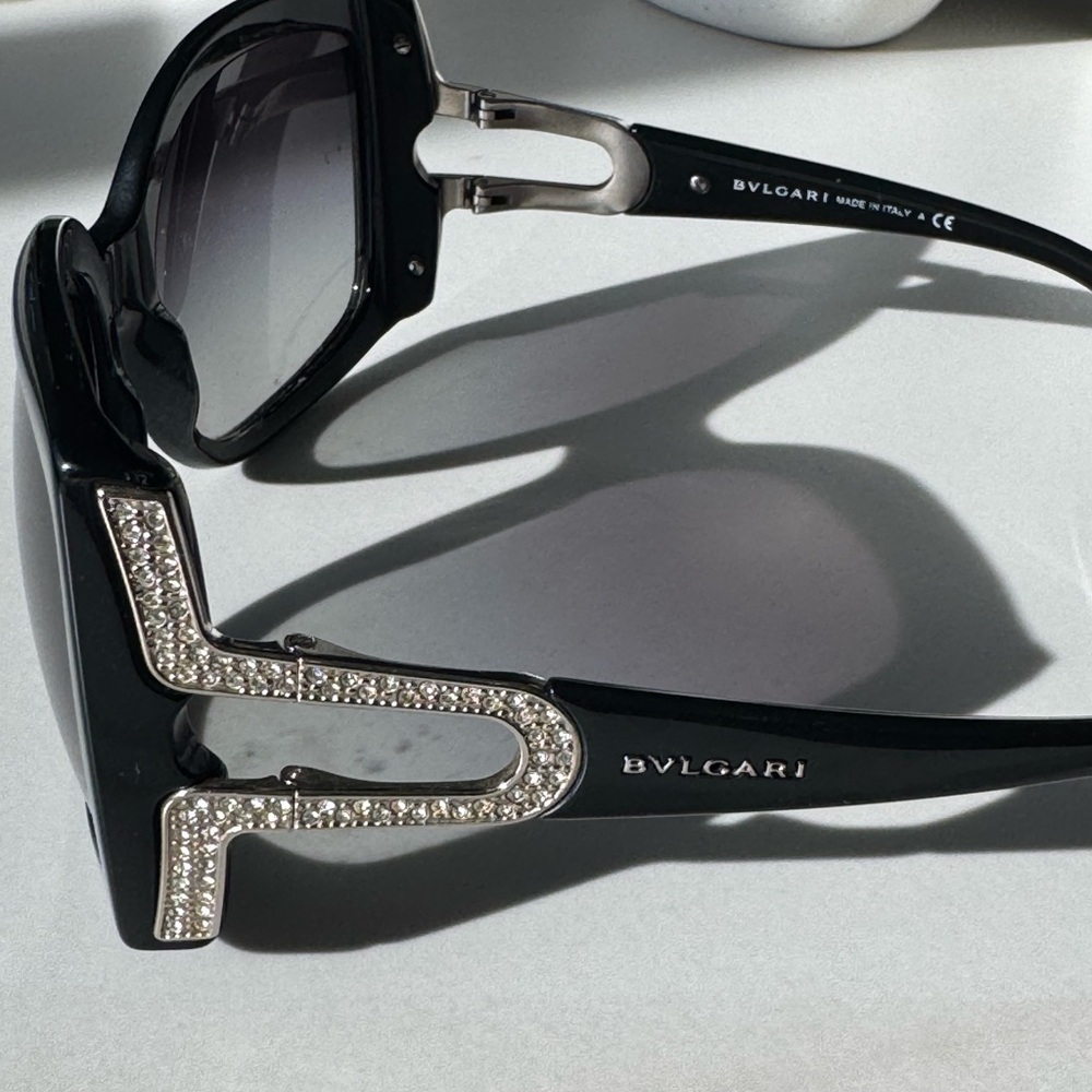 Bulgari Women's Black Gradient Sunglasses - Picture 4 of 4